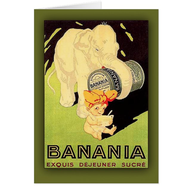 Kort för Banania Exquis DejeunerSucre konst (Framsidan)