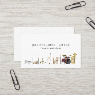Kort för bandmusiker och musiklärare