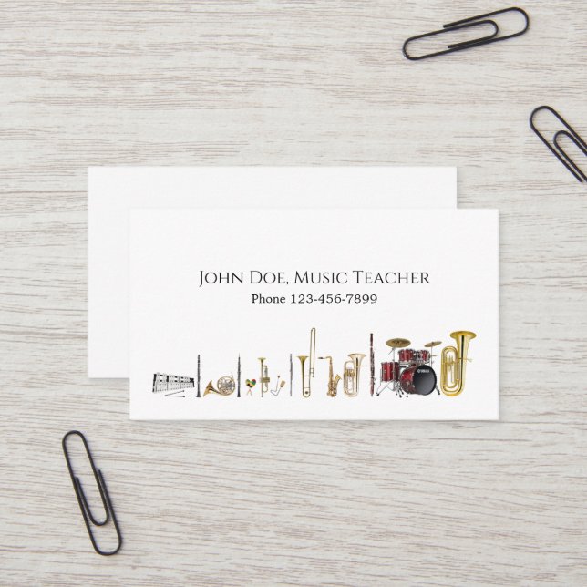Kort för bandmusiker och musiklärare (Fram/Back In Situ)