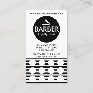 Kort för BARBERARErandfrimärke