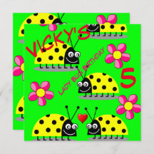 kort för barnfödelsedagsinbjudan