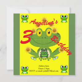 kort för barnfödelsedagsinbjudan