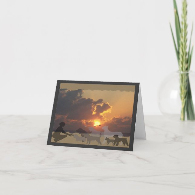 Kort för BCD-solnedgångsympati (Framsida)