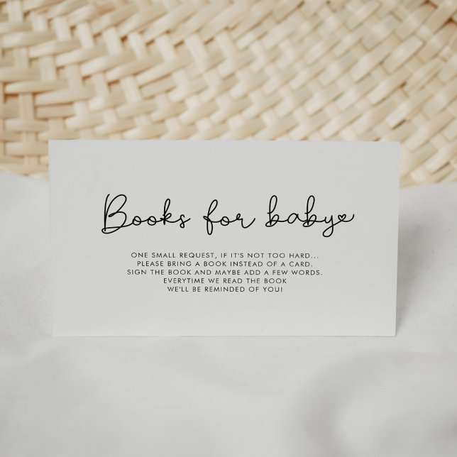 Kort för begäran om extra babydusch i bok (Skapare uppladdad)