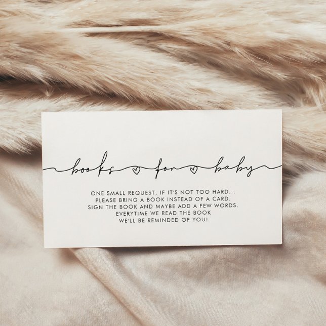 Kort för begäran om gryning av gräddbarn i bok (Skapare uppladdad)