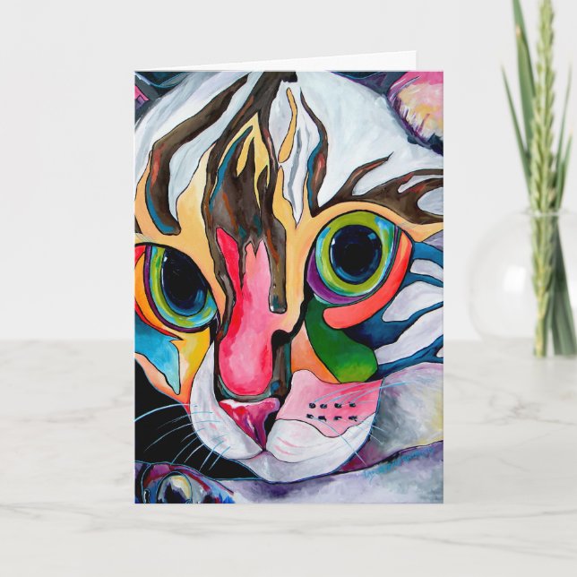 Kort för Bengal katthälsning (Framsida)