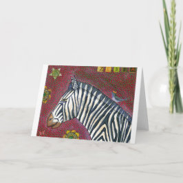 Kort för bergszebra-hälsning