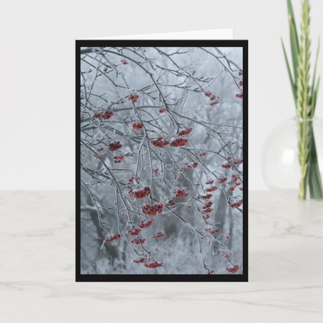 Kort för berry-jul (Framsida)