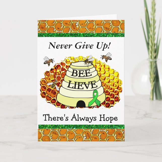 Kort för Bi-Lieve BVT Lyme sjukdommedvetenhet (Framsida)