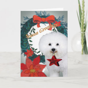 Kort för Bichon säsonghälsningar
