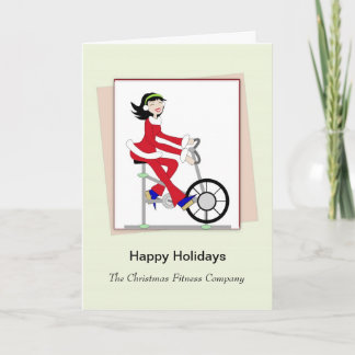 Kort för bike Greeting Card för julgranar