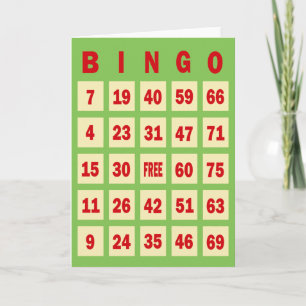 Kort för Bingokorthälsning