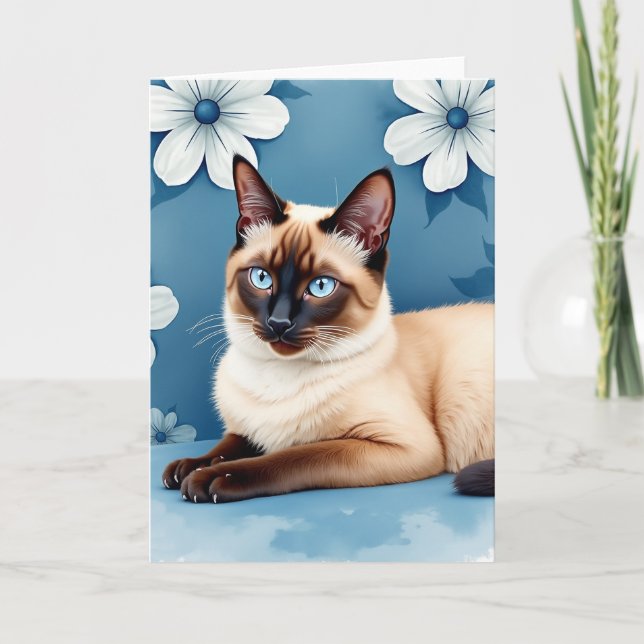 Kort för Blåögda Kattmammors Dag (Framsida)