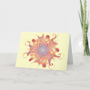 Kort för blommarsolFractal