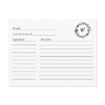 Kort för blommigtens krans