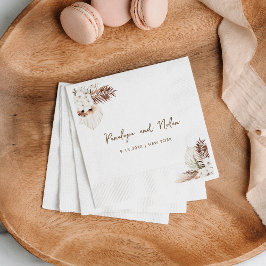 Kort för bohemskt pampas-hölje för Sierra Pappersservett