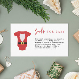 Kort för Bok-begäran om babykläder i Santa Baby