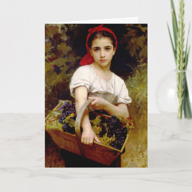 Kort för Bouguereau Harvesterhälsning (Framsida)