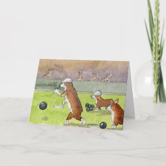 Kort för bowlingCorgispension