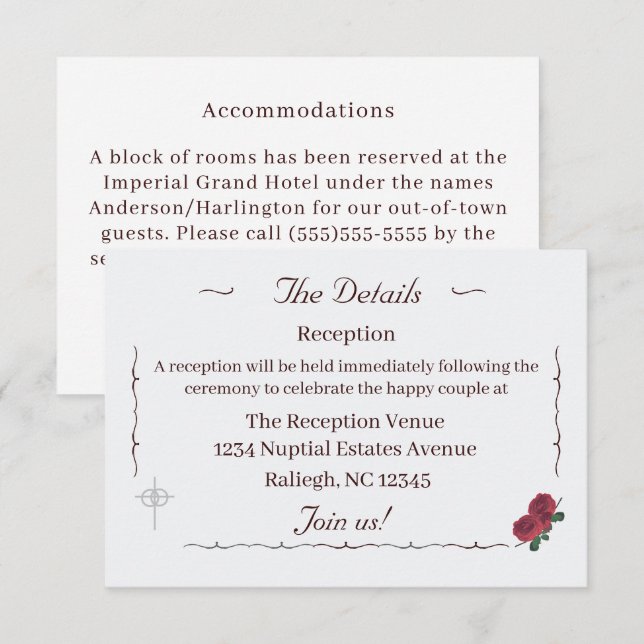 Kort för bra Ro-hölje (Fram/baksida)