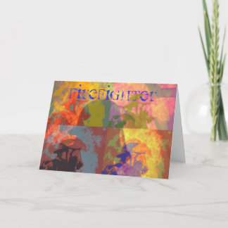 Kort för brandmanpopkonst