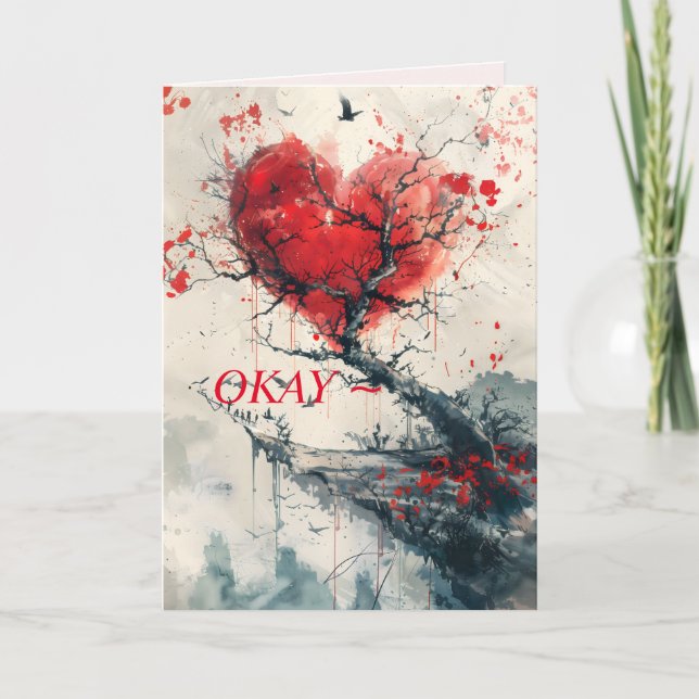 KORT FÖR BROKEN HEART-UPPMUNTRAN (Framsida)