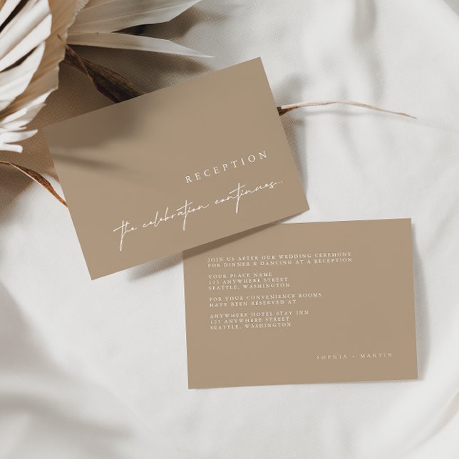 Kort för Bröllop-hölje av elegant med minimalistty (Skapare uppladdad)