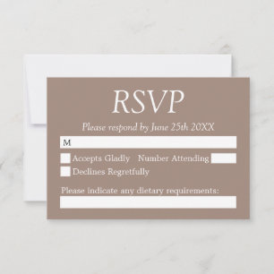 Kort för Bröllop OSA av Elegant för genomsökning a