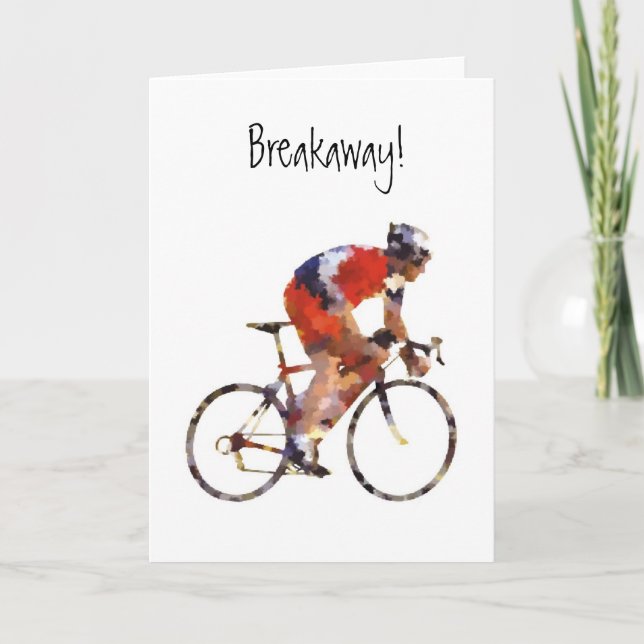 Kort för brytningbikerhälsning (Framsida)