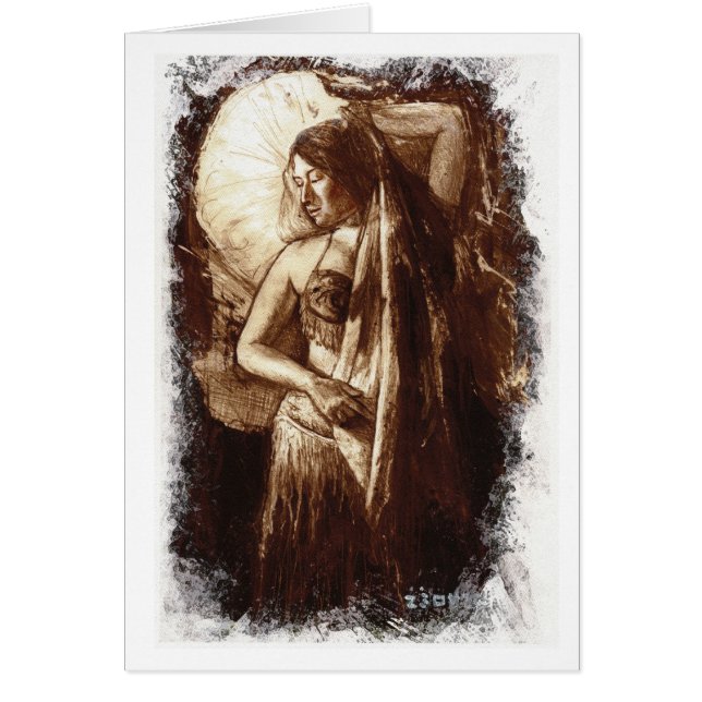 Kort för bukdansdam (Framsidan)