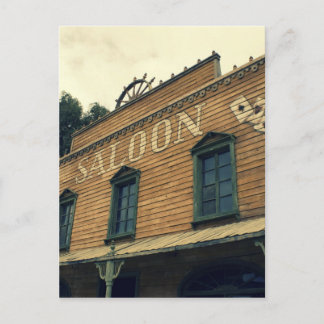 Kort för byggnad för gammal western salongpub