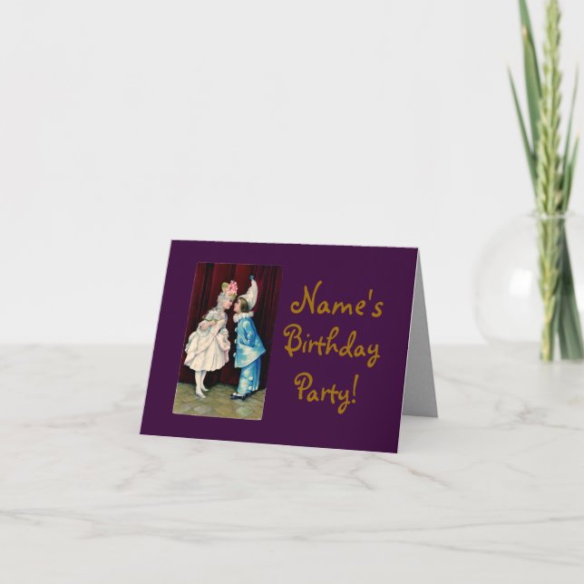 Kort för byte av barnvaluta, FÄRG ~ (Framsida)