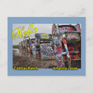 Kort för Cadillac Ranch i Amarillo, Texas
