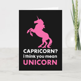 Kort för CapricornUnicornhälsning