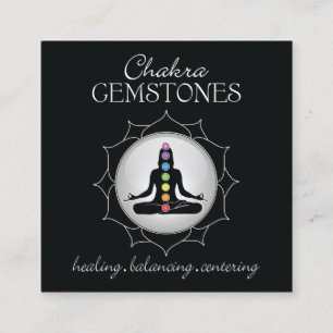 Kort för Chakra Gemstoneplånbok