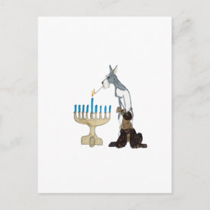 kort för chanukah (Hanukkah)