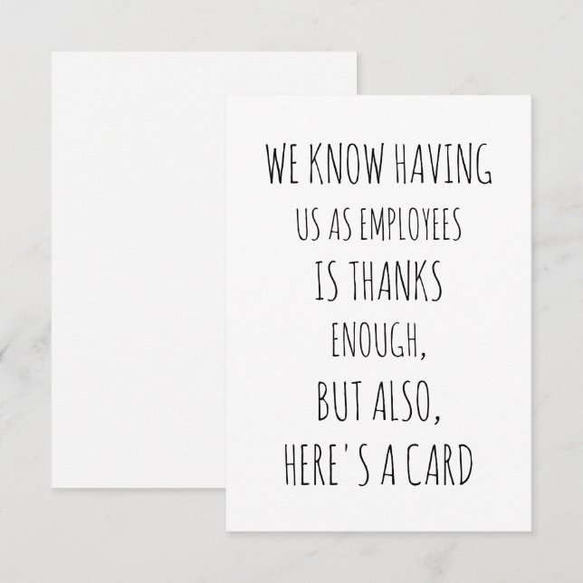 Kort för Chef - Chef-dag (Fram/baksida)