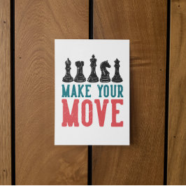 Kort för chess-inbjudan