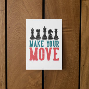 Kort för chess-inbjudan