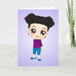 Kort för Chibi Cutie pajgrattis på födelsedagen
