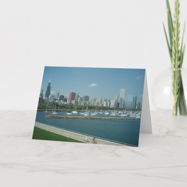 Kort för Chicago horisonthälsning (Framsida)