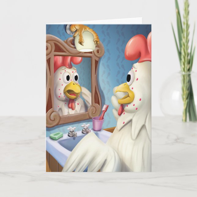 Kort för Chickenpox för Gnome för klirrklirr lite (Framsida)