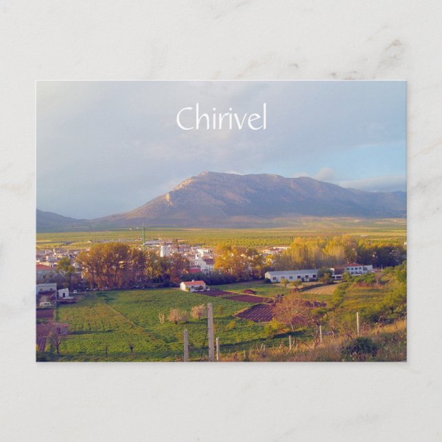 Kort för Chirivel, Almeria, Andalusien, Spanien (Framsida)