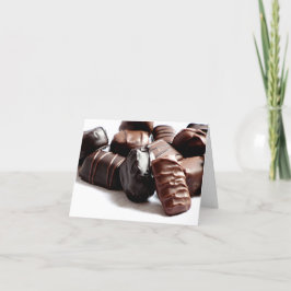 Kort för chokladgodishälsning #1 11100