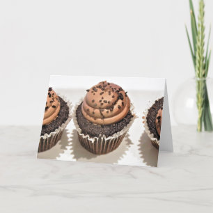 Kort för chokladkakor