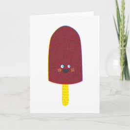 Kort för chokladPopsiclehälsning