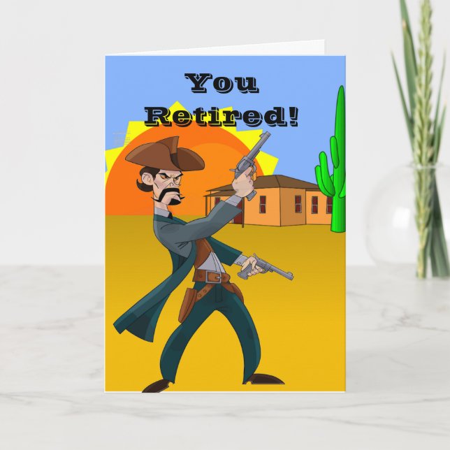 Kort för Cowboypensionhälsningar (Framsida)