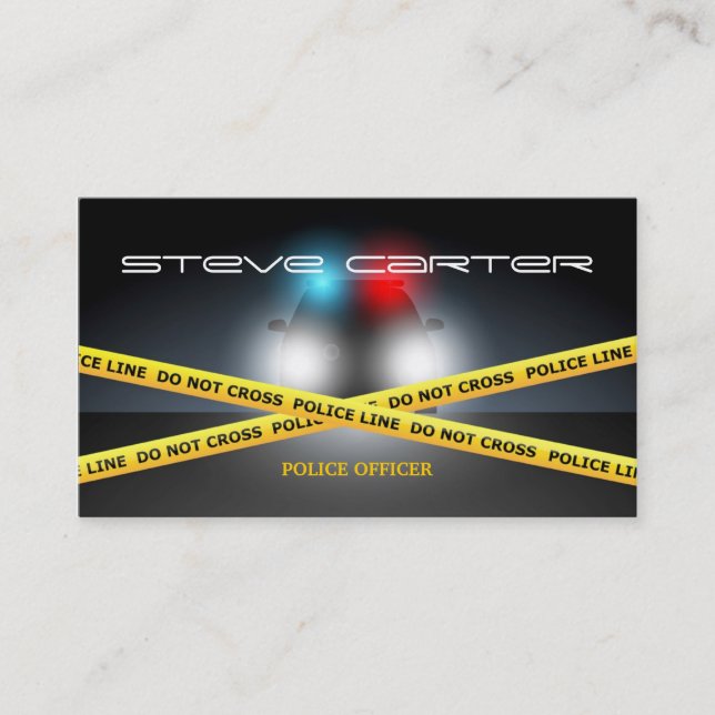 Kort för Criminalist för polissnutpolis (Framsida)