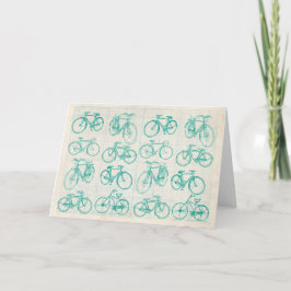 Kort för cykeldesignhälsning för något tillfälle