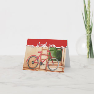 Kort för cykeloljemålningtack